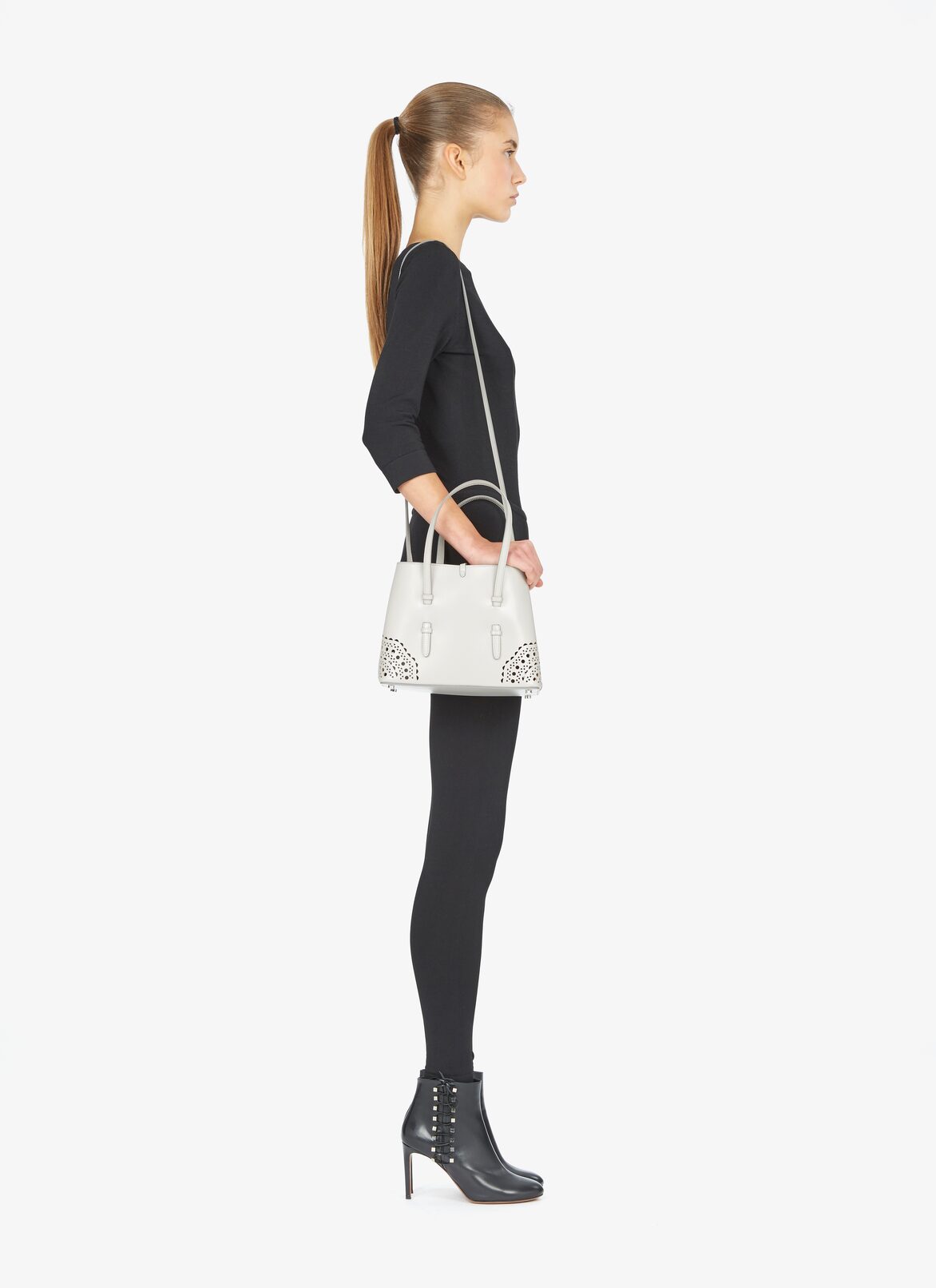 TOTE BAG C.LUX QUART VIENNE VAGUE PEARL ALAÏA PEARL  TOTE BAG C.LUX QUART VIENNE VAGUE PEARL